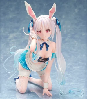 A 1/4 scale figure of Bunny Girl Chris Aqua Blue (24cm/9.4in)