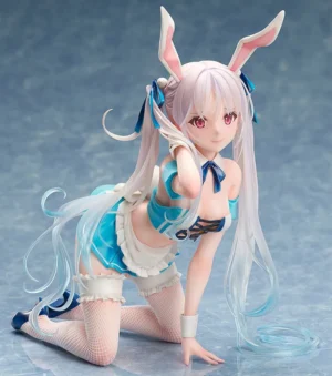 A 1/4 scale figure of Bunny Girl Chris Aqua Blue (24cm/9.4in)